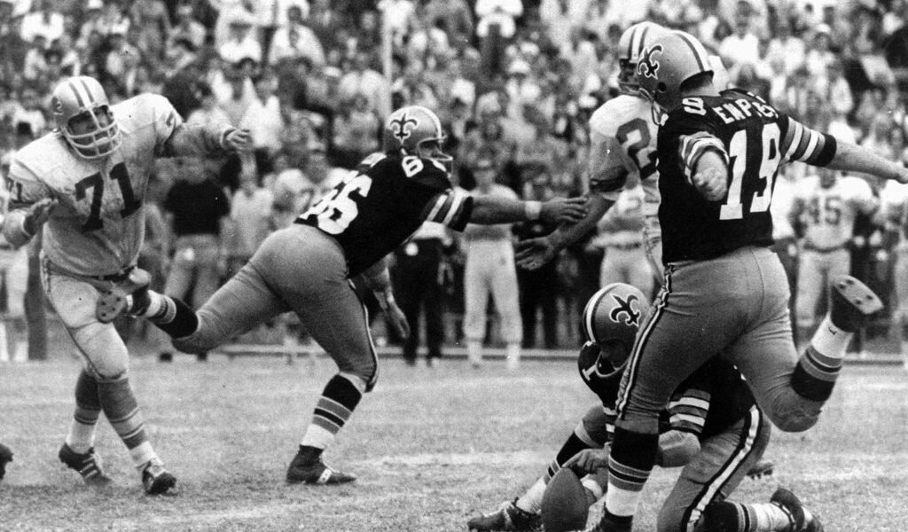 Tom Dempsey, Kicker lendário do Saints, falece aos 73 anos
