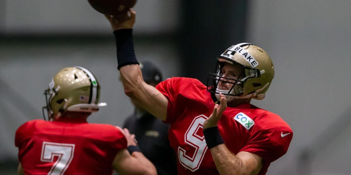 Dia 9 do Training Camp: Brees soltando o braço e ausência de Michael Thomas