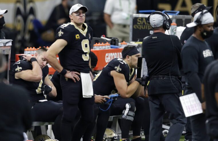 Drew Brees tem 11 costelas fraturadas e é colocado na IR