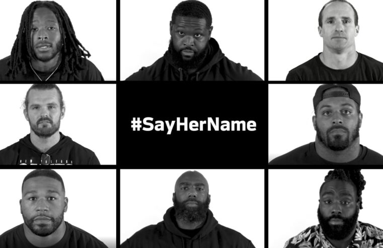 Saints faz doação para campanha #Sayhername