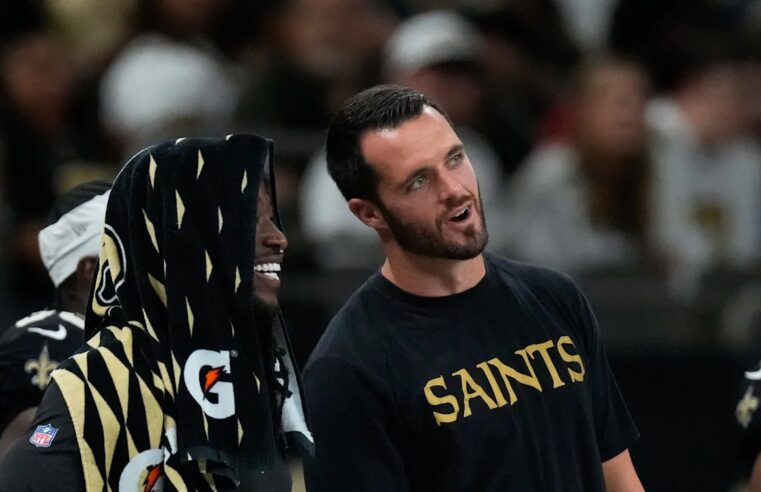 Derek Carr está expandindo sua zona de conforto com o novo ataque do Saints