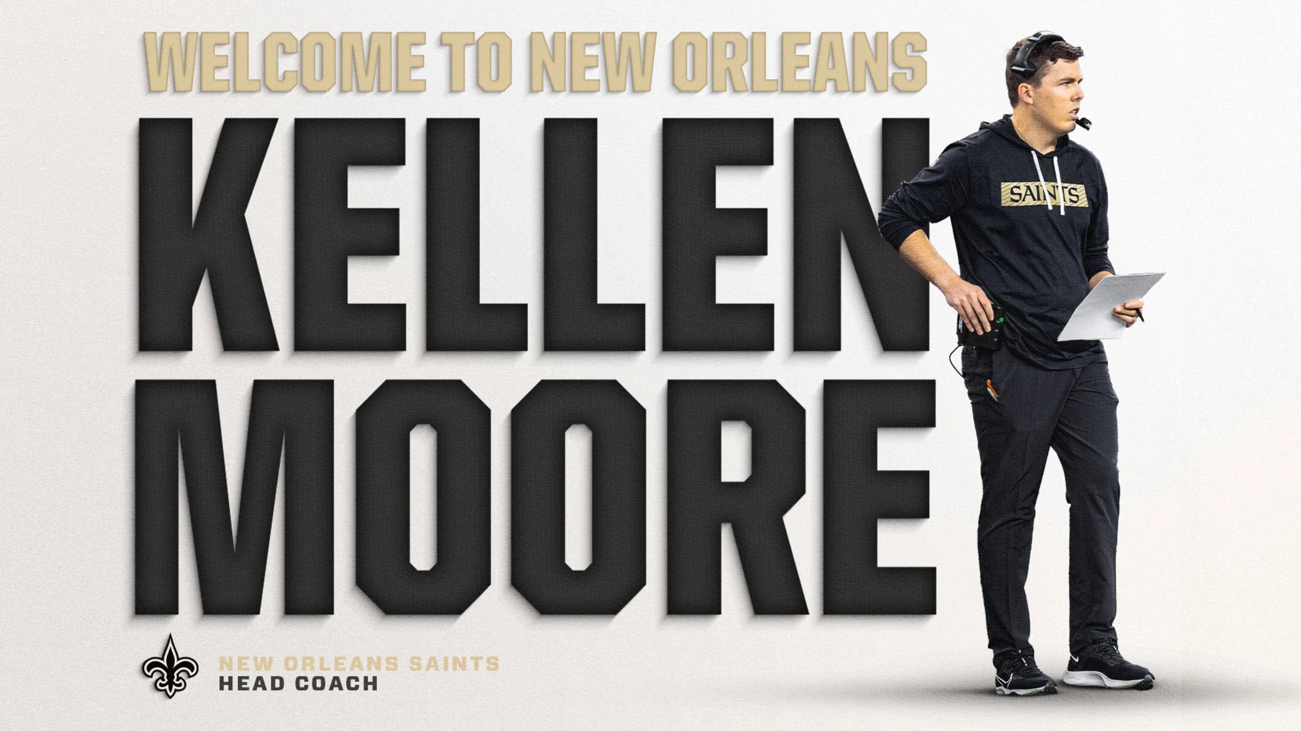 Kellen Moore é o novo head coach do New Orleans Saints