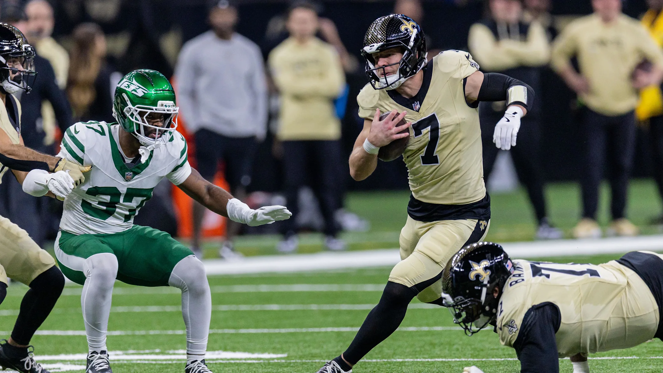 Taysom Hill estabelece recorde da NFL na vitória dos Saints sobre os Jets